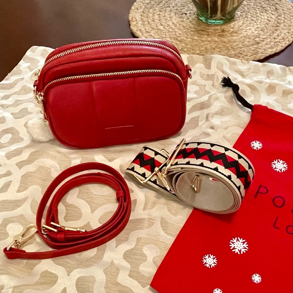 Pom Pom London like new!! Mayfair crossbody!